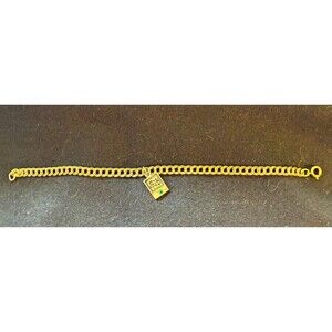 Gold-Filled General Foods Employee Service Award Bracelet With 10K Charm